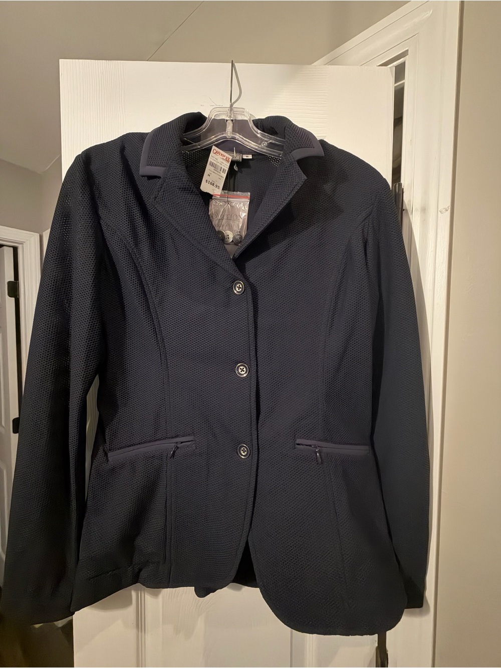 Ovation 3 button show coat airflex  navy medium